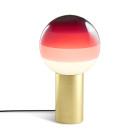 Marset Dipping Light LED Table Lamp M Burgundy Brass