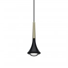 Lodes Rain LED Pendant Matte Black 9005 Structure/Gold