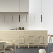 Estiluz Flow LED Pendant Medium 3735 Black