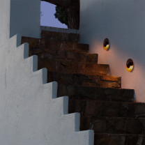 Marset Ginger C LED Outdoor Wall Light Lifestyle Steps