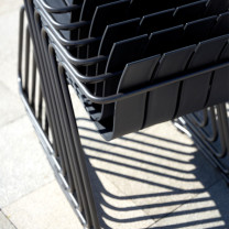 Mater Ocean Chair Lifestyle Outdoor Stacked 2