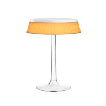 Flos Bon Jour LED Table - Matt White, Fabric Crown