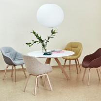 HAY Nelson Ball Bubble Pendant Above Table