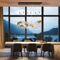 Lodes Random LED Pendant Above Table