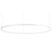 Panzeri Zero Round Horizontal LED Pendant 125 White