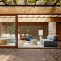 Gubi Gravity XL Floor Lamp Lifestyle Conservatory