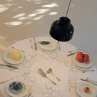 Ultramarine Blue Santa & Cole HeadHat Plate LED Pendant