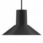 Zero Compose Pendant with Metal Shade Large Black Black