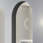 Panzeri Zero Round Vertical LED Pendant Lifestyle Retail