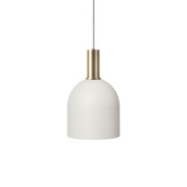 Ferm Living Collect Low Socket Pendant Bell Brass White