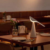 Established & Sons Tiki Portable Lamp White in Restaurant