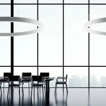 Panzeri Golden Ring LED Suspension Lifestyle Meeting Room