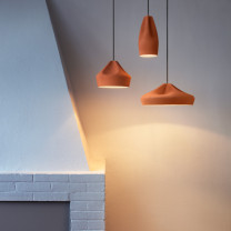 Marset Pleat Box 13 LED Pendant Lifestyle Fireplace
