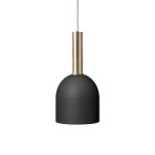 Ferm Living Collect High Socket Pendant Bell Brass Black