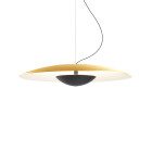 Marset Ginger LED Suspension 60 Brushed Brass White