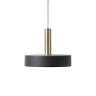 Ferm Living Collect High Socket Pendant Record Brass Black