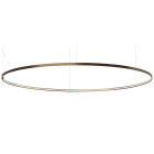 Panzeri Zero Round Horizontal LED Pendant 200 Bronze