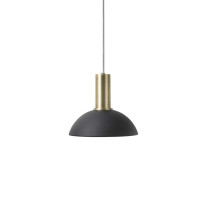 Ferm Living Collect Low Socket Pendant Hoop Brass Black