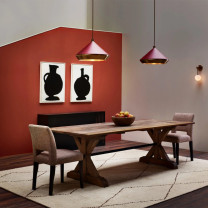 Bert Frank Shear Pendant XL Lifestyle Dining Table