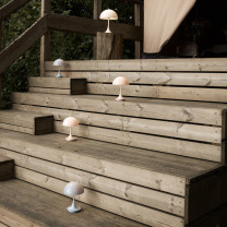 Louis Poulsen Panthella 250 Portable Lamp on Stairs