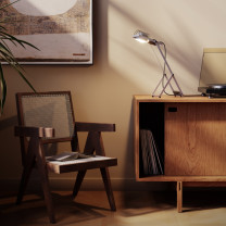 White Artemide Sintesi Table Lamp