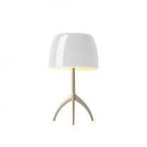 Foscarini Lumiere Table Lamp - Large, White / Champagne