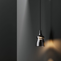 Lodes Nostalgia LED Pendant Small Glossy Smoke