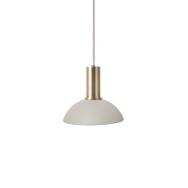 Ferm Living Collect Low Socket Pendant Hoop Brass Grey