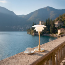 Louis Poulsen PH 1/1 Portable LED Lamp Lifestyle Balcony