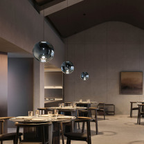 Deep Azure Lodes Non Random LED Pendants