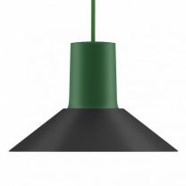 Zero Compose Pendant with Metal Shade Large Green Black