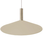 Ferm Living Collect High Socket Pendant Angle Brass Cashmere