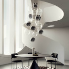 Lodes Random Solo LED Pendant Cluster Above Coffee Table