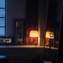 Warm White / Aluminium Foscarini Lumiere Table Lamp