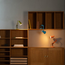 Avocado Green, Turquoise Blue, Sunburnt Orange Anglepoise Type 90 Mini Mini LED Table Lamp