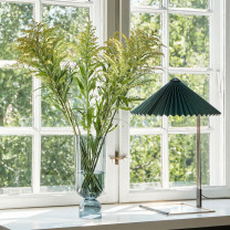 HAY Matin LED Table Lamp Green on Windowsill