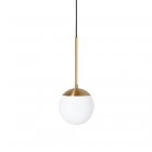RUBN Lord 1 Pendant Light Brass Opal 200