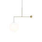 Luceplan Malamata Pendant Small Brushed Brass