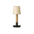 Santa & Cole Basica Minima Bateria Portable Table Lamp Parchment Shade