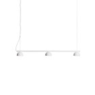 Northern Blush Rail LED Pendant 3 White