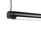 HAY Factor Linear LED Suspension Black Closeup