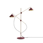 Bert Frank Shear Floor Lamp - Oxblood