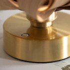 Tom Raffeld Portable Table Lamp Brass Details