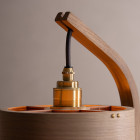 Tom Raffield Stem Table Lamp Brass Fitting Details