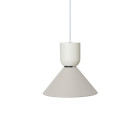 Ferm Living Collect Bell Socket Pendant Bell White Grey