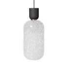 Ferm Living Collect Bell Socket Pendant Glass Tall Black Casca