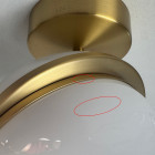 Lee Broom Mini Crescent Ceiling Light Damages