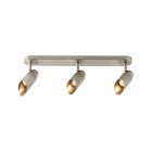 J. Adams & Co Spot Pro Triple Ceiling Light Satin Nickel