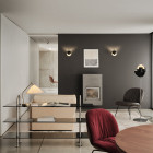 Gubi Grashoppa Canvas Table Lamp Lifestyle Lounge