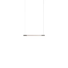 Hollis + Morris Bennington LED Horizontal Pendant - 3ft, White Oak